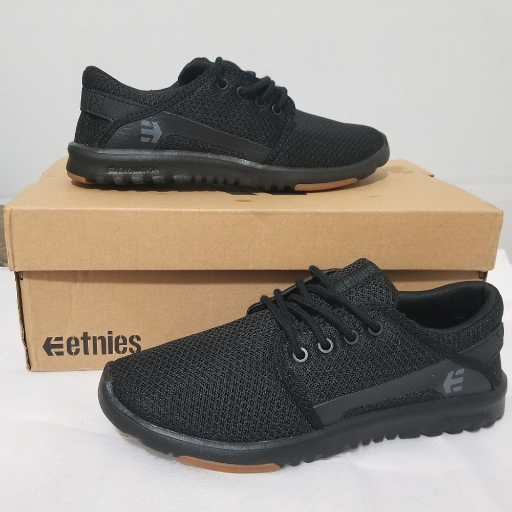 Scout - Etnies sneakers/shoes - black/black/gum skater shoes